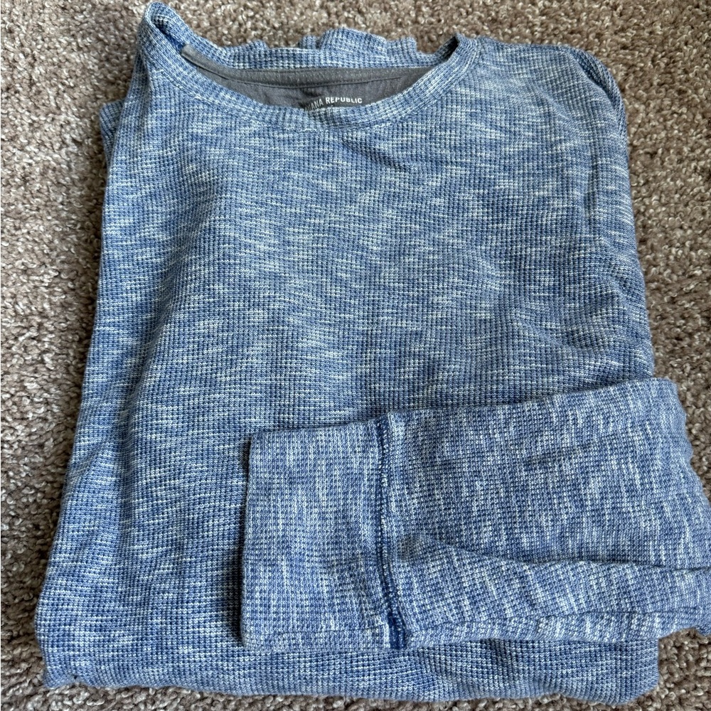 Banana Republic Blue Crewneck Sweater